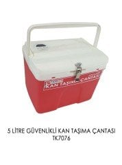 5 Litre Güvenlikli Soğuk Zincir Taşıma Çantası - TK7076 - TAMKAN