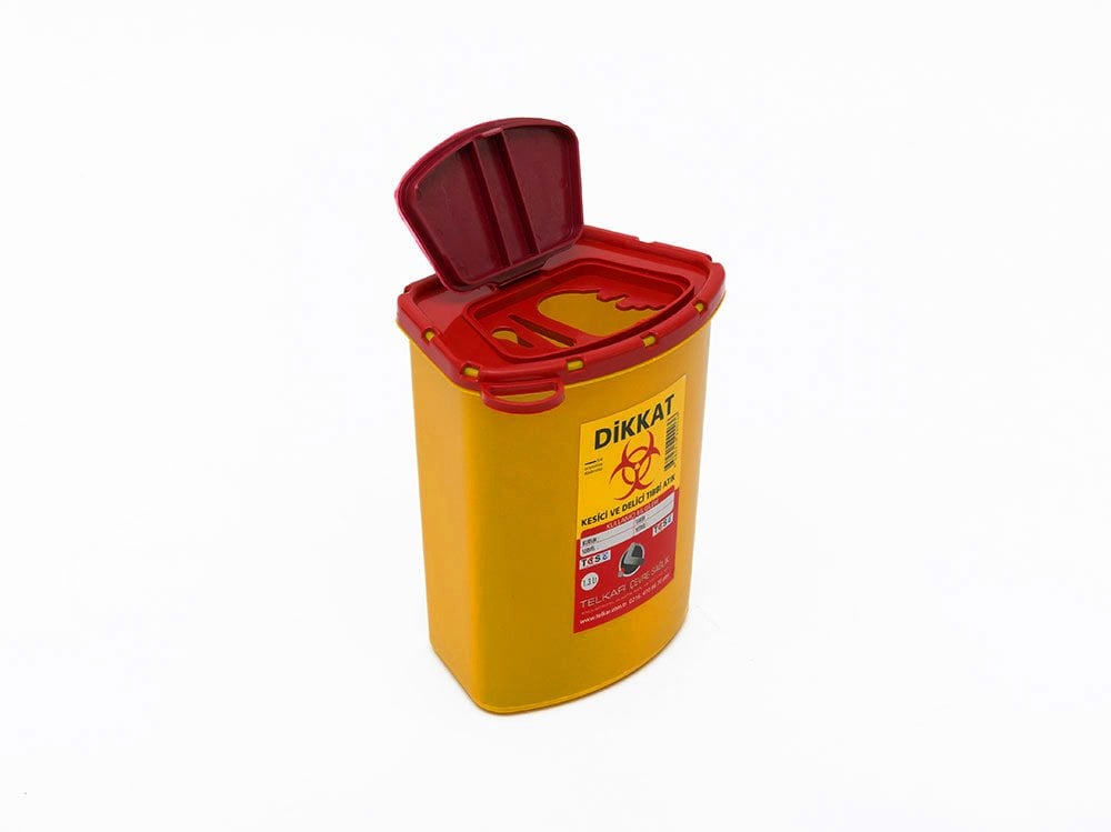 1,3 Litre Tıbbi Atık Kutusu - TK1013