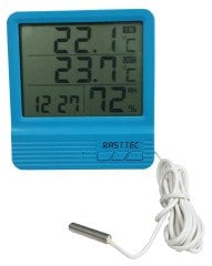 Isı ve Nem Ölçer - İç ve Dış Sıcaklık İle Nem - TK0601 - RASTTEC 50 ADET