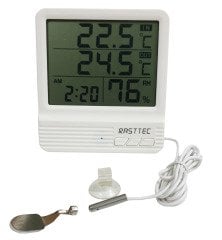Isı ve Nem Ölçer - İç ve Dış Sıcaklık İle Nem - TK0601 - RASTTEC 50 ADET