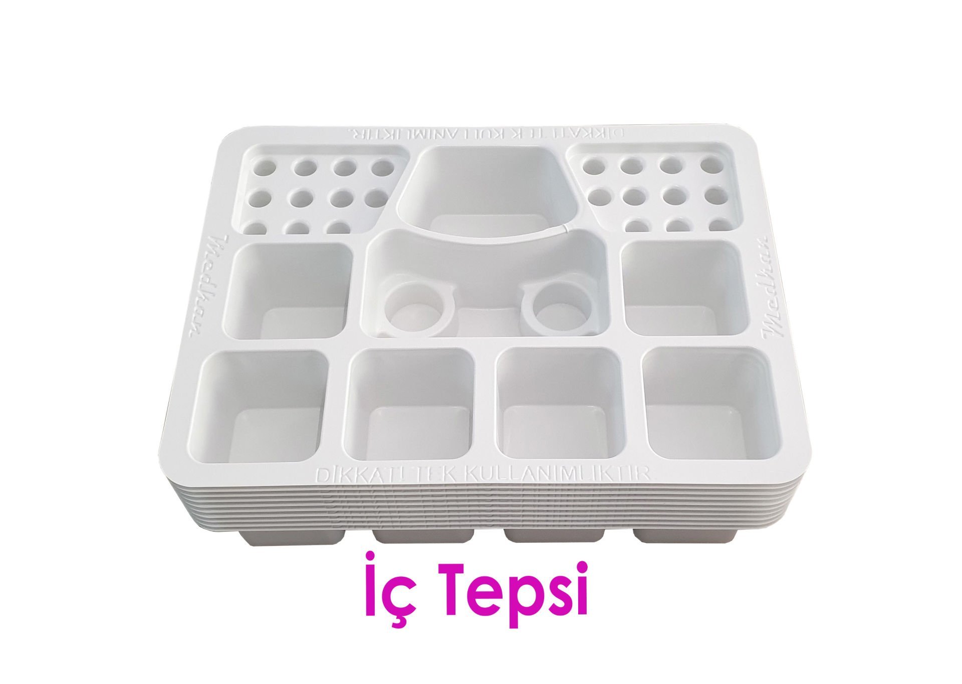Flebotomi İç Tepsi - 10 Adet - Medkan - TK2121