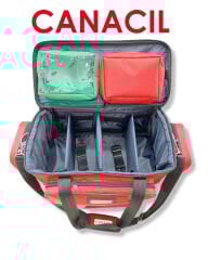 ⭐⭐⭐⭐⭐ 63 Cm Travma Çantası - TK6521 - Kırmızı - CANACIL - MAHİR Serisi