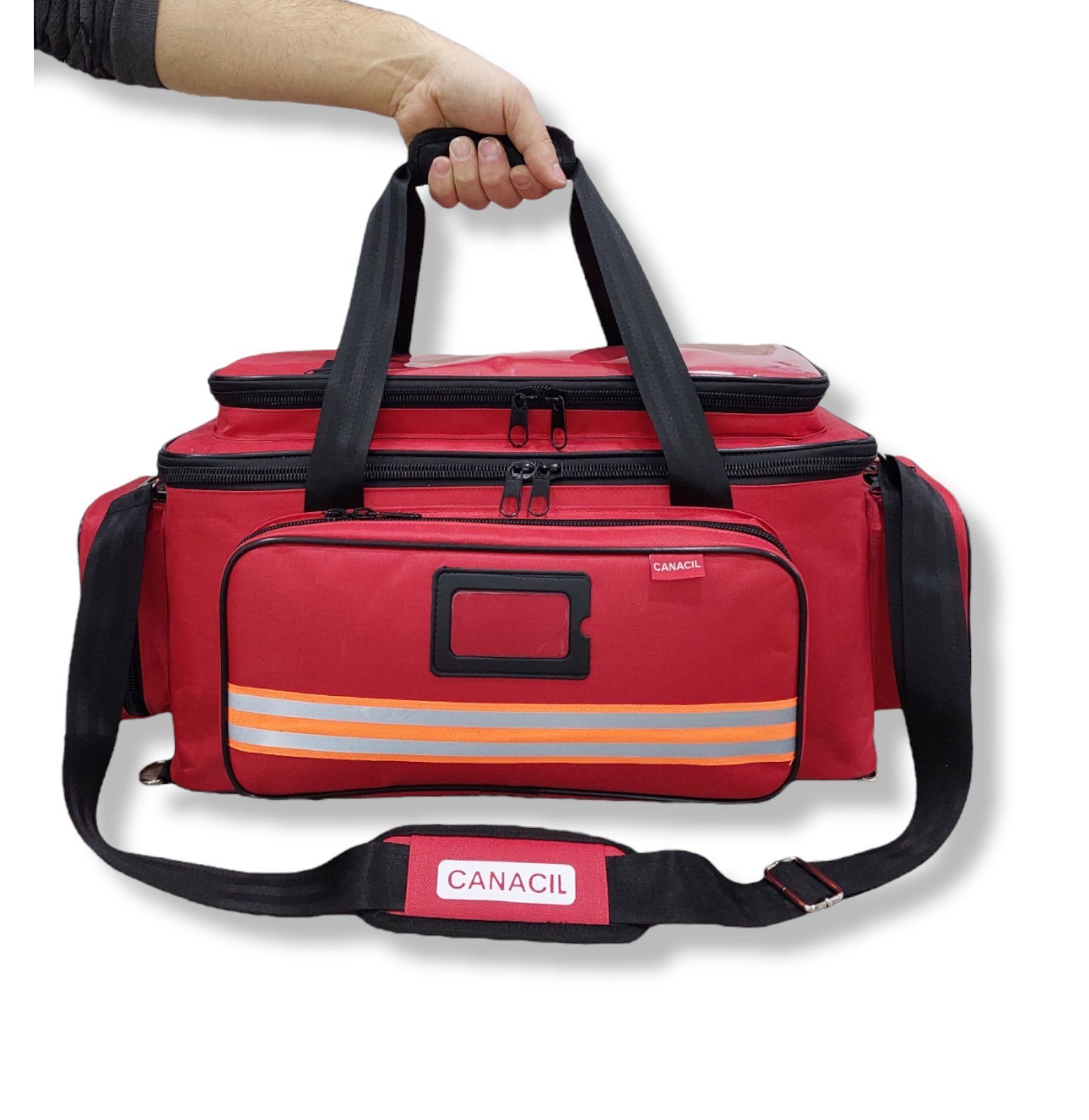⭐⭐⭐⭐⭐ 63 Cm Travma Çantası - TK6521 - Kırmızı - CANACIL - MAHİR Serisi