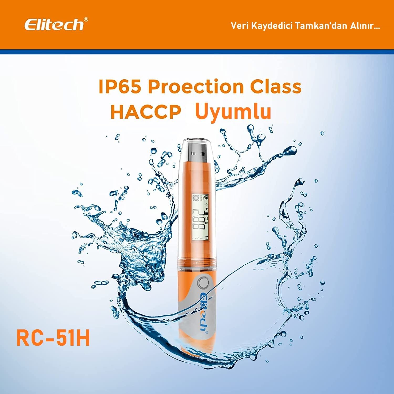 Elitech RC-51H Data Logger - Su Geçirmez