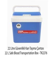 ⭐⭐⭐⭐⭐ 22 Litre Güvenlikli Soğuk Zincir Taşıma Çantası - 22 L Safe Blood Transportation Box - TK2276
