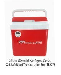 ⭐⭐⭐⭐⭐ 22 Litre Güvenlikli Kan Taşıma Çantası - 22 L Safe Blood Transportation Box - TK2276