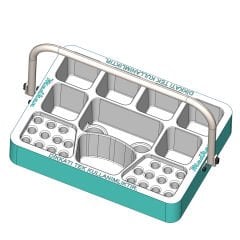 Flebotomi Tepsi Seti- Medkan - TK2120 - Kulplu - BOŞ