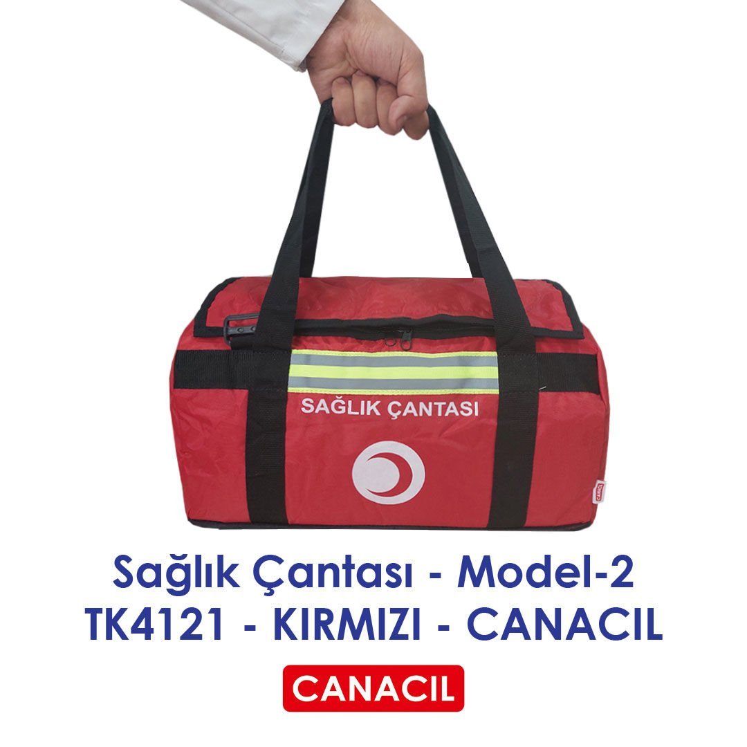 Sağlık Çantası - TK4121 - KIRMIZI - CANACIL - MODEL-2