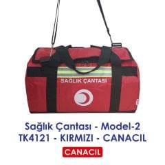 Sağlık Çantası - TK4121 - KIRMIZI - CANACIL - MODEL-2