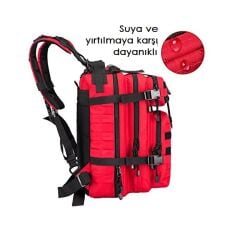 Taktik Sırt Çantası - CANACIL - TK3861 - TipS - Kırmızı
