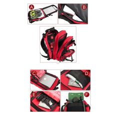 Taktik Sırt Çantası - CANACIL - TK3861 - TipS - Kırmızı