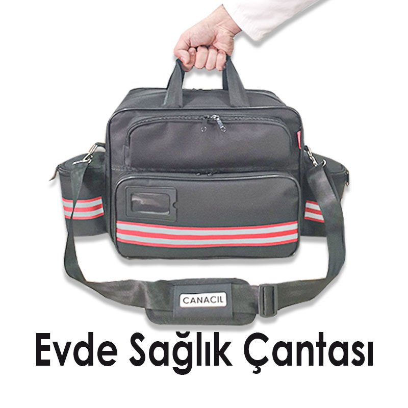 ⭐⭐⭐⭐⭐ Evde Sağlık Çantası ve Hemşire Çantası - SİYAH - CANACIL -TK4135 - Şayan Serisi