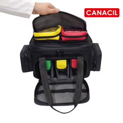 Profesyonel Sporcu Sağlık Çantası | TK5405 | SİYAH | CANACIL | MAHİR Serisi