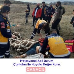 TipT Medikal Sırt Çantası - CANACIL -TK3872 - Turuncu