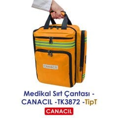 TipT Medikal Sırt Çantası - CANACIL -TK3872 - Turuncu
