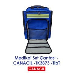 TipT Medikal Sırt Çantası - CANACIL -TK3873 - Saks