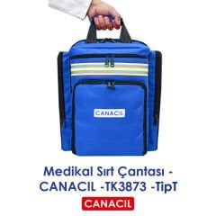 TipT Medikal Sırt Çantası - CANACIL -TK3873 - Saks