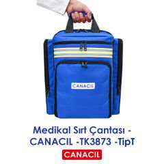 TipT Medikal Sırt Çantası - CANACIL -TK3873 - Saks