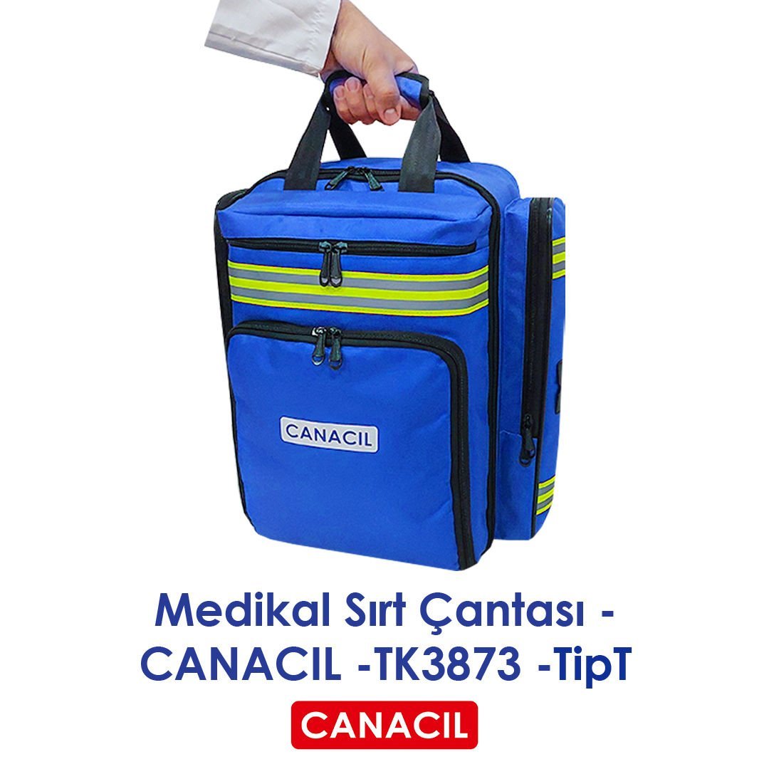 TipT Medikal Sırt Çantası - CANACIL -TK3873 - Saks