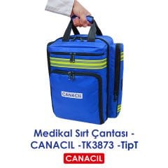 TipT Medikal Sırt Çantası - CANACIL -TK3873 - Saks