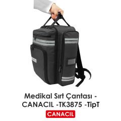 TipT Medikal Sırt Çantası - CANACIL -TK3875 - Siyah