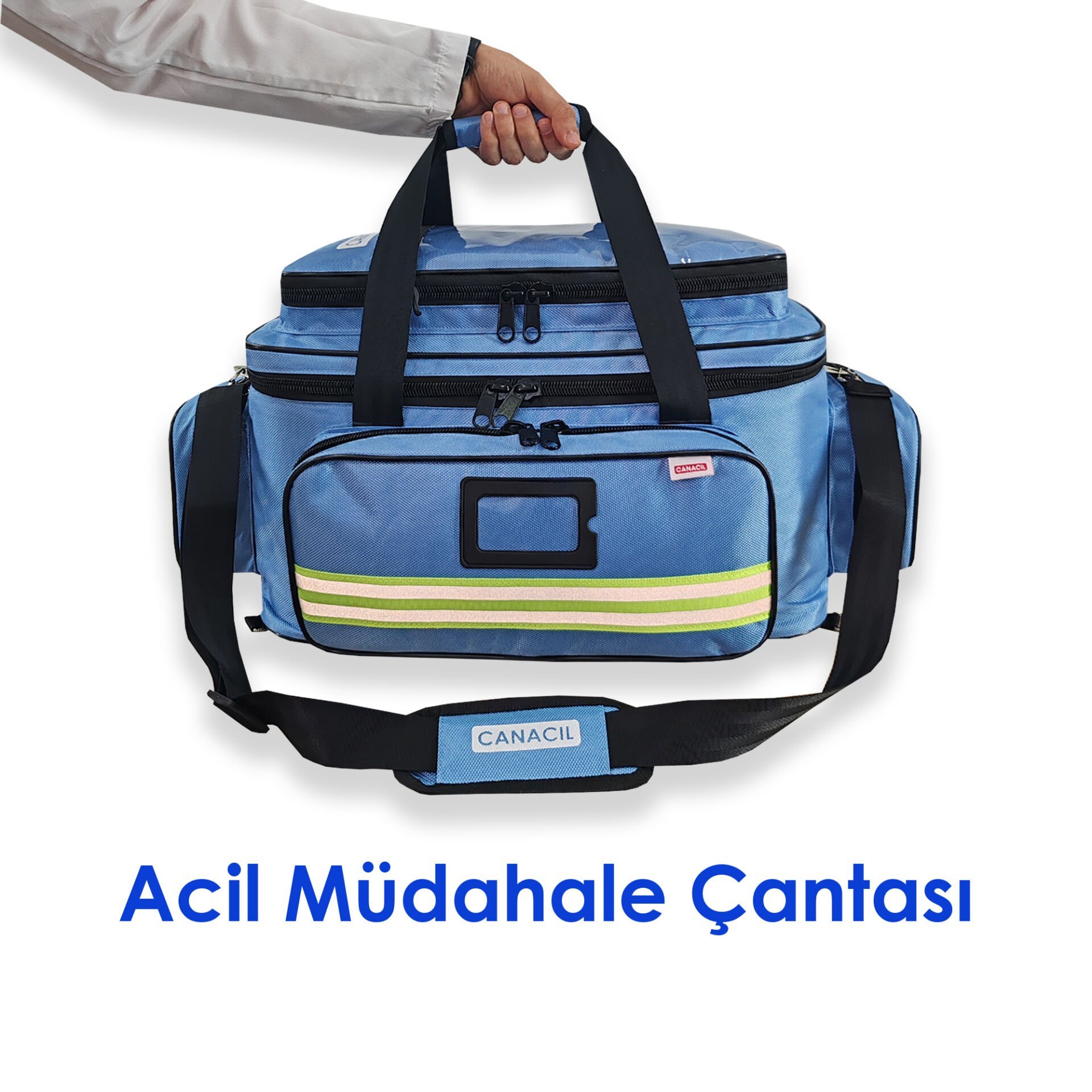 ⭐⭐⭐⭐⭐ 63 Cm Acil Müdahale Çantası - TK6524 - Mavi - CANACIL - MAHİR Serisi