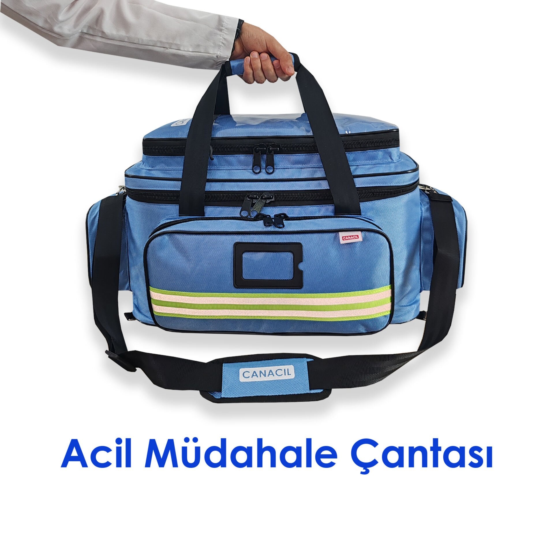 ⭐⭐⭐⭐⭐ 63 Cm Acil Müdahale Çantası - TK6524 - Mavi - CANACIL - MAHİR Serisi