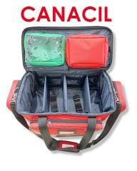 63 Cm Travma Çantası - CANACIL - MAHİR Serisi KIRMIZI