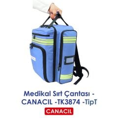 TipT Acil Müdahale Sırt Çantası - CANACIL -TK3874 - Mavi