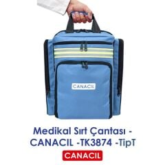TipT Acil Müdahale Sırt Çantası - CANACIL -TK3874 - Mavi