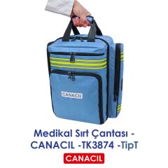 TipT Acil Müdahale Sırt Çantası - CANACIL -TK3874 - Mavi