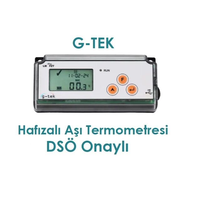 ⭐⭐⭐⭐⭐ G-TEK HAFIZALI AŞI TERMOMETRESİ - FZT E006 - 99958 - DSÖ ONAYLI