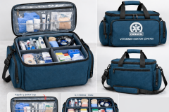 Veteriner Hekim Çantası - Petrol Mavi - TK5434