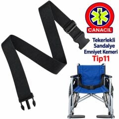 TEKERLEKLİ SANDALYE EMNİYET KEMERİ - PLASTİK KİLİT - TK9954 - 4 CM - Tip11