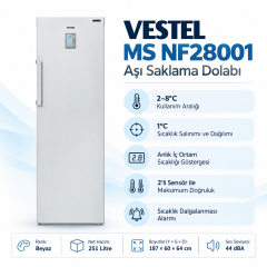 Vestel Aşı Dolabı - MS NF28001