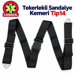 TEKERLEKLİ SANDALYE EMNİYET KEMERİ - PLASTİK KİLİT - TK9984 - 4 CM - Tip14